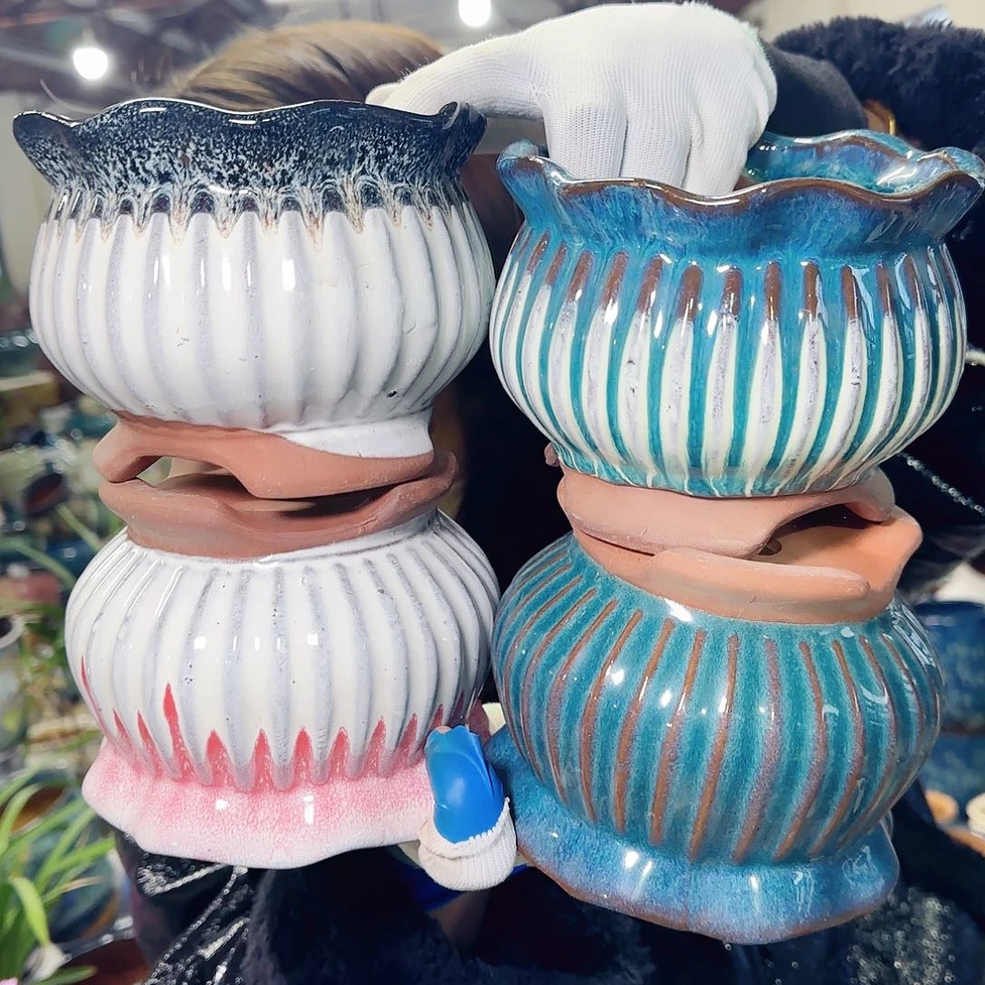 花盆紫砂高11口13.5