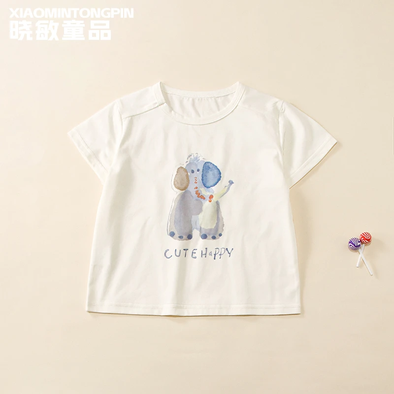 大象印花T恤3C4603