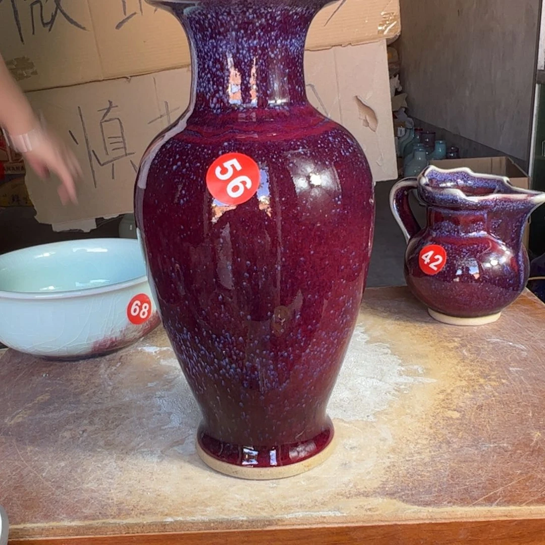 摆件郑家钧窑摆件微