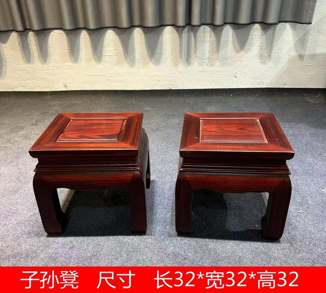 红木四方凳（榫卯工艺）
