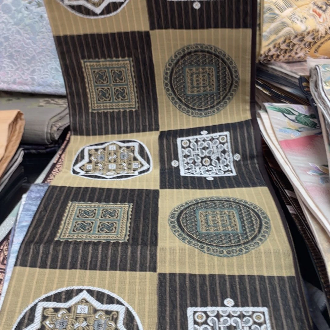 刺绣唐锦桑蚕丝正绢面料