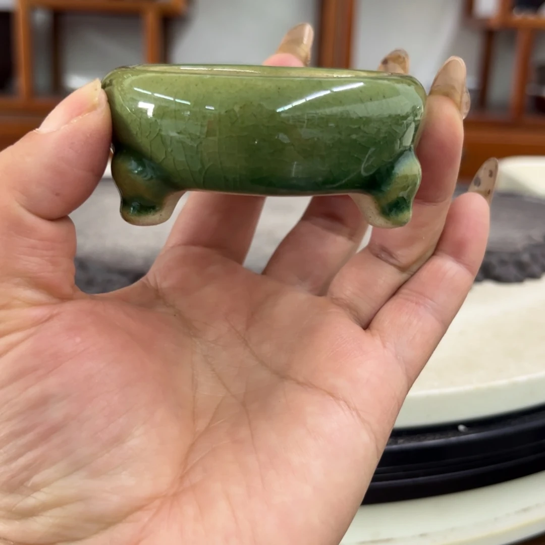 紫砂花盆瑕疵3.5-6.5。。。