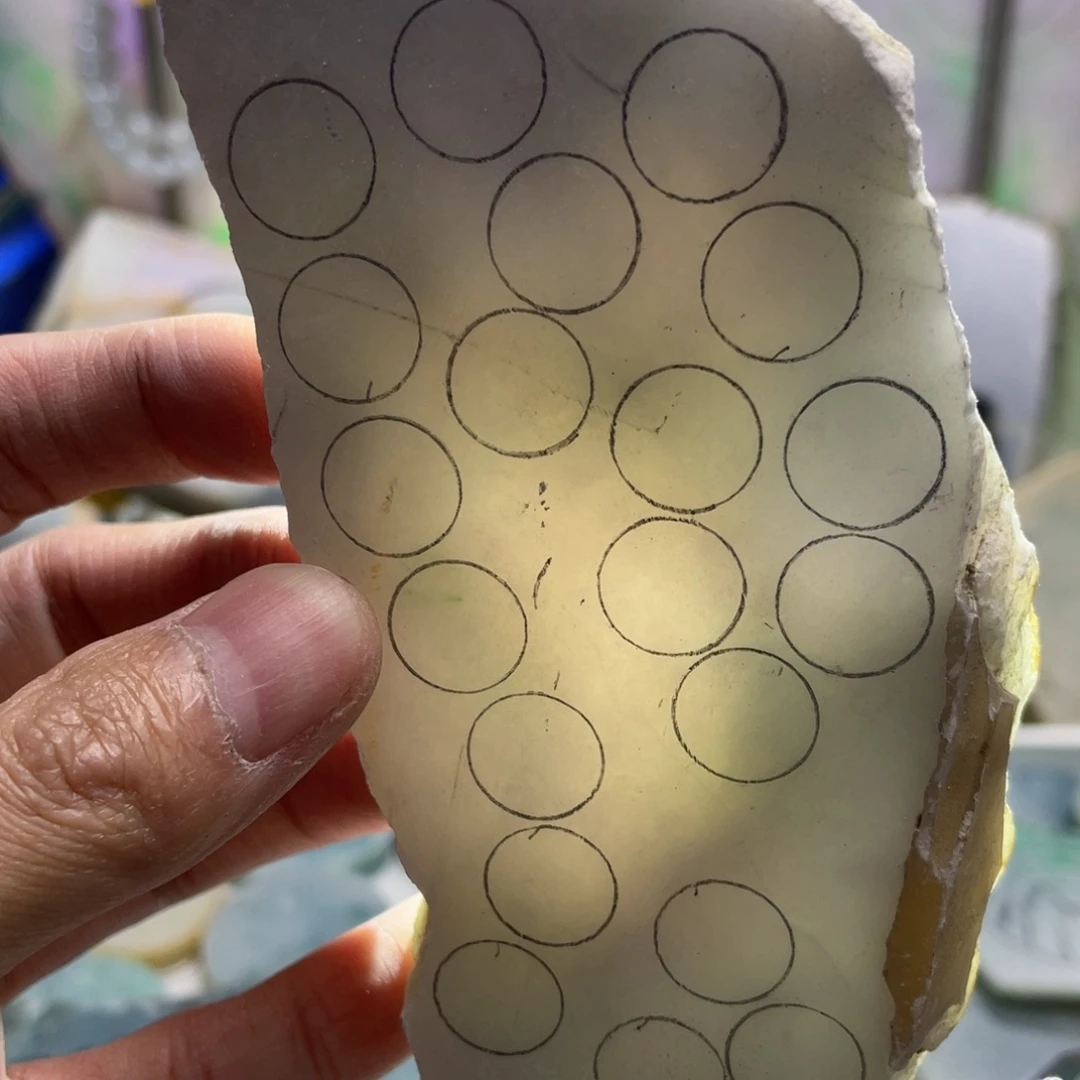 翡翠未镶嵌挂件K缅甸天然翡翠片料