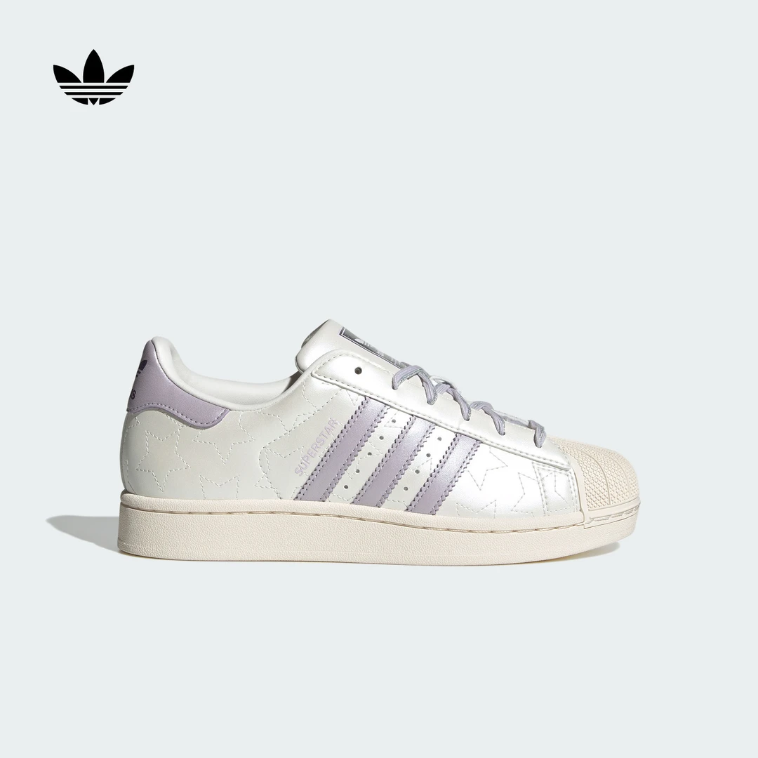 阿迪达斯三叶草 SUPERSTAR II W经典贝壳头板鞋女款adidas JR6984
