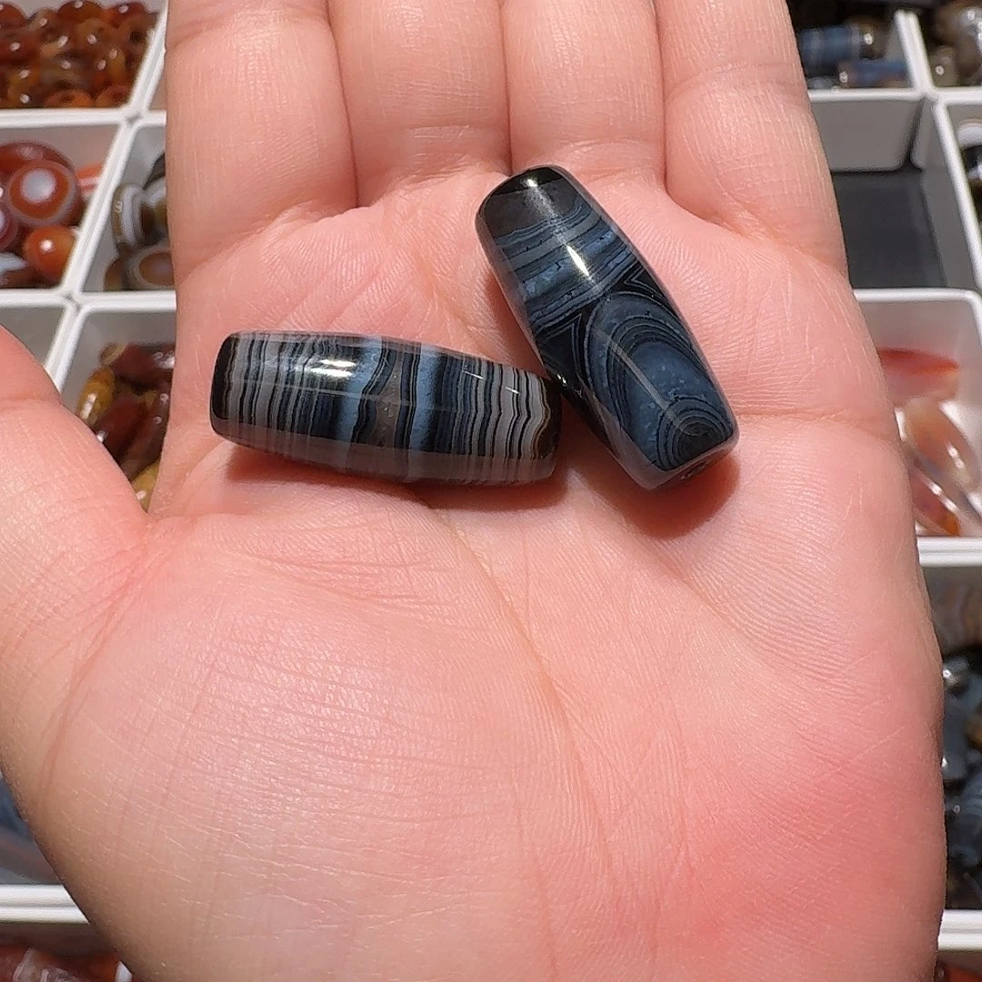 玛瑙/玉髓合金颈饰
