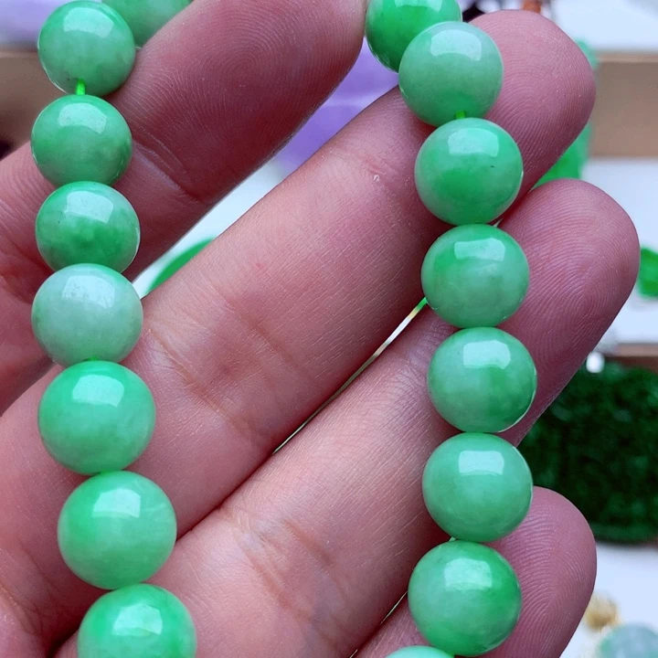 翡翠未镶嵌手链手串