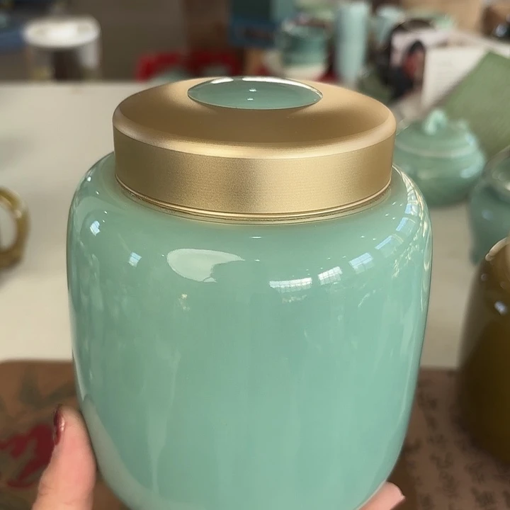 龙泉云间青瓷小米茶器