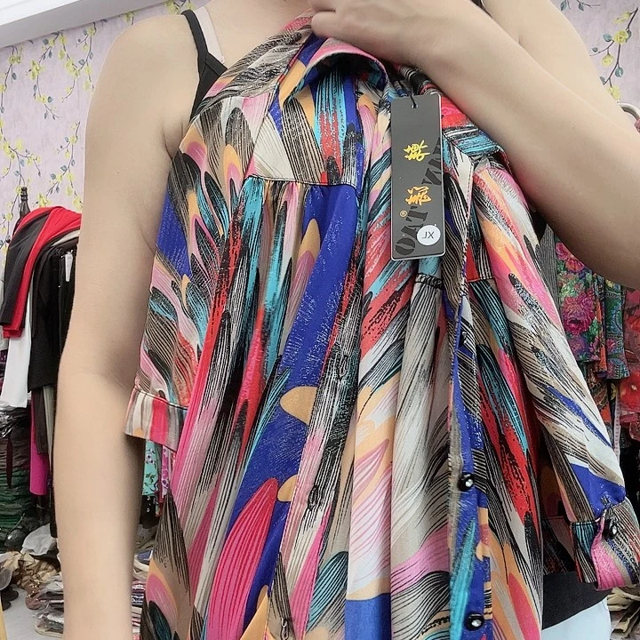 真***实背心大码女装女夏薄宽松
