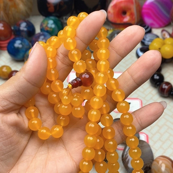 不***羊玛瑙/玉髓未镶嵌颈饰