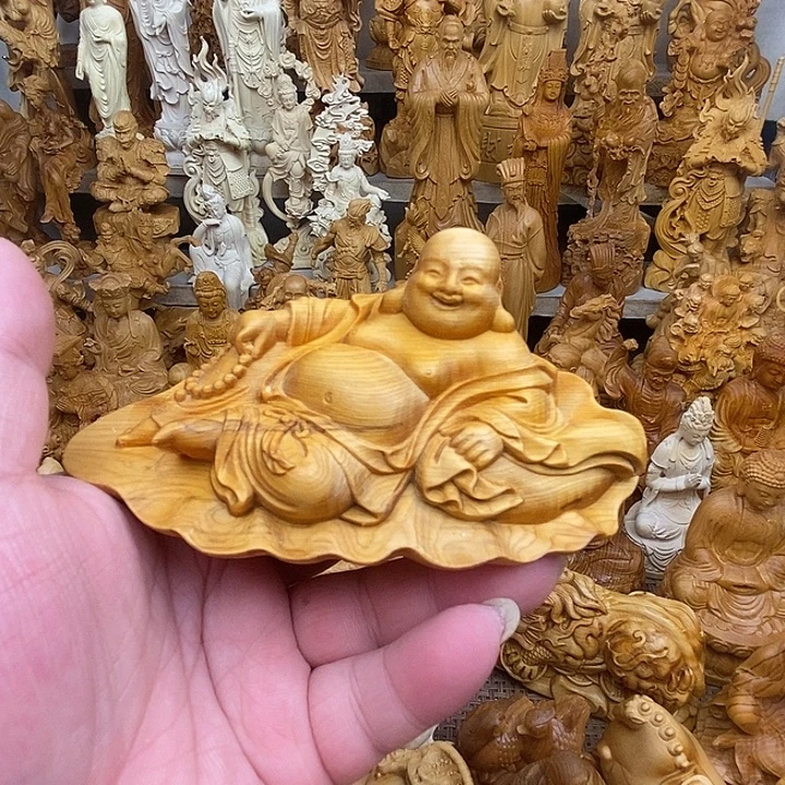 柏木（崖柏）弥勒佛