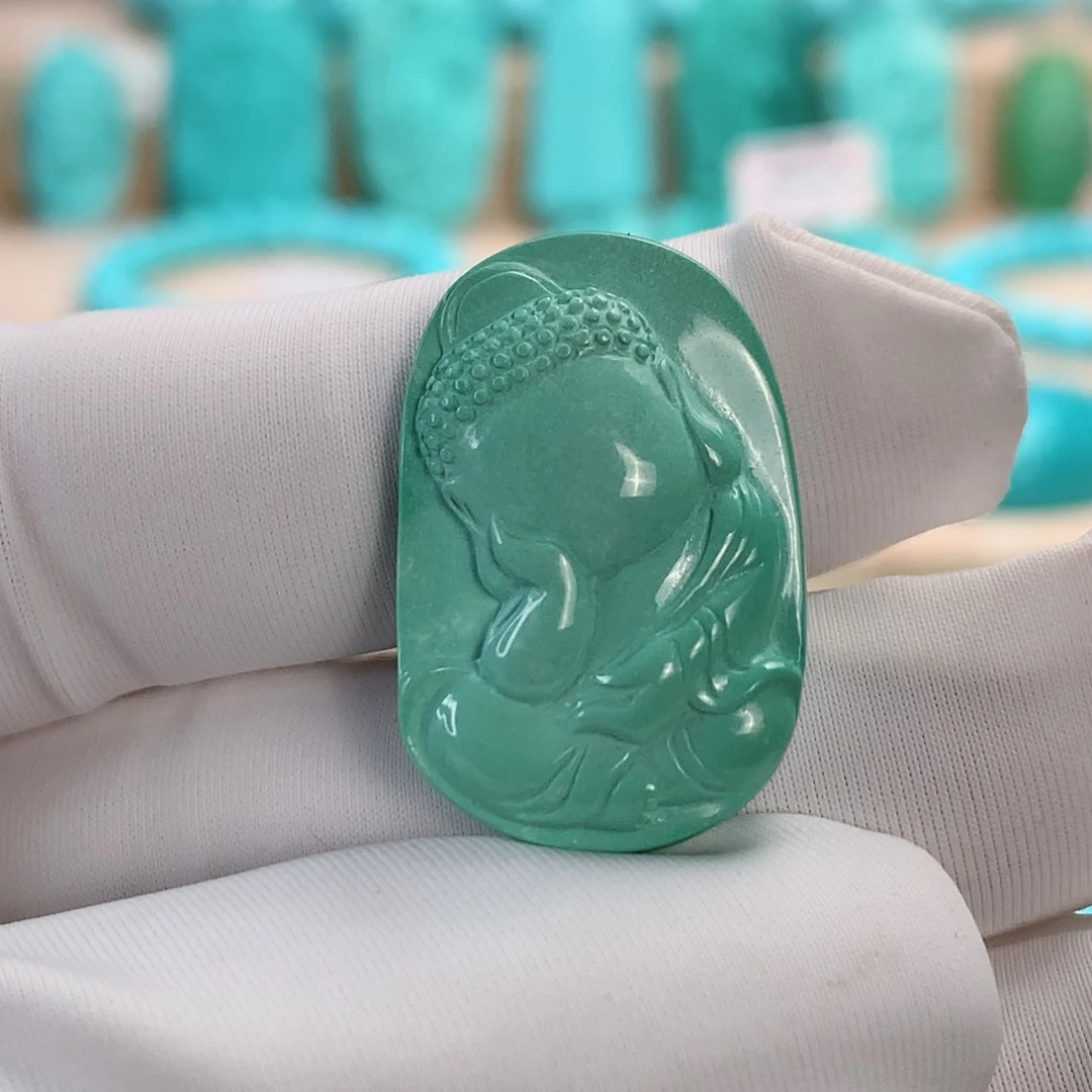 绿松石挂件未镶嵌