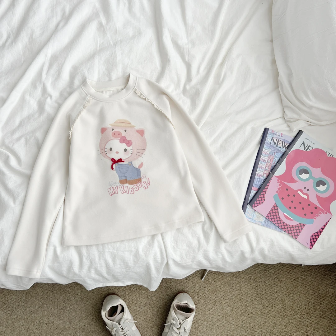 【原版】女童冬装加厚打底衫儿童保暖时尚上衣BNYDW55333