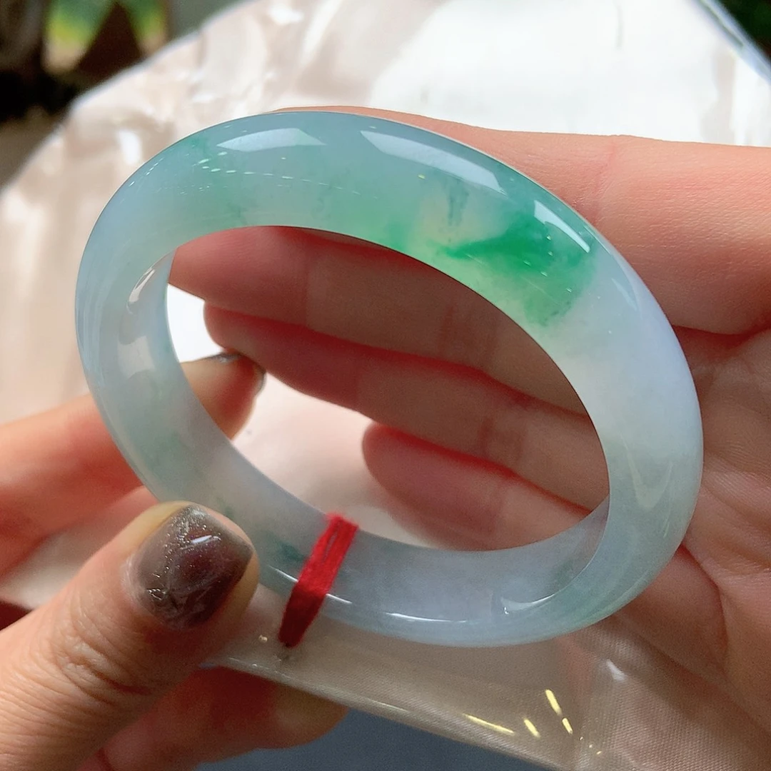 翡翠未镶嵌手镯5号