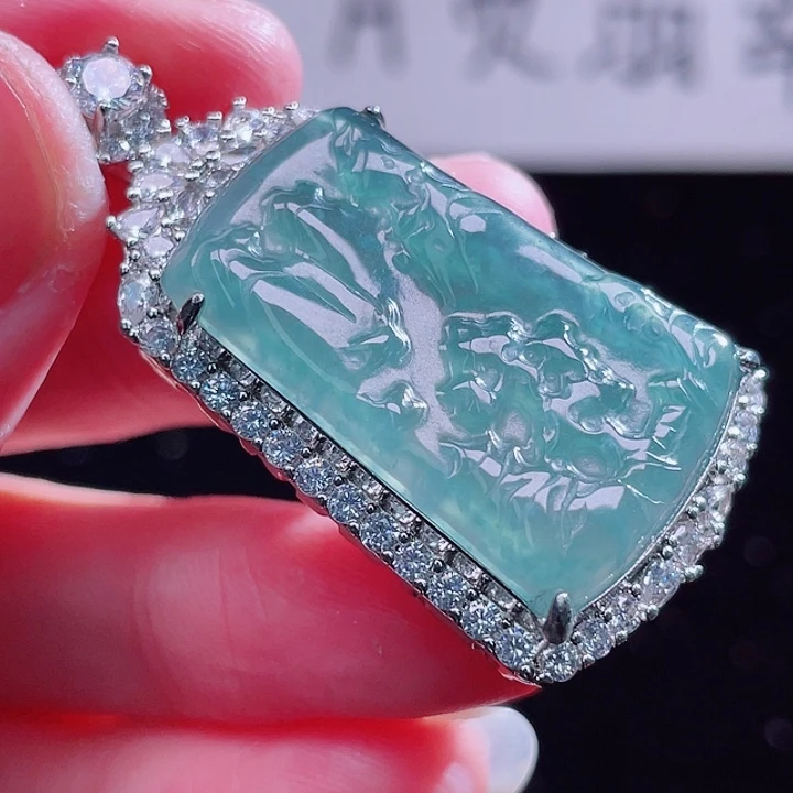 翡翠颈饰未镶嵌999999999