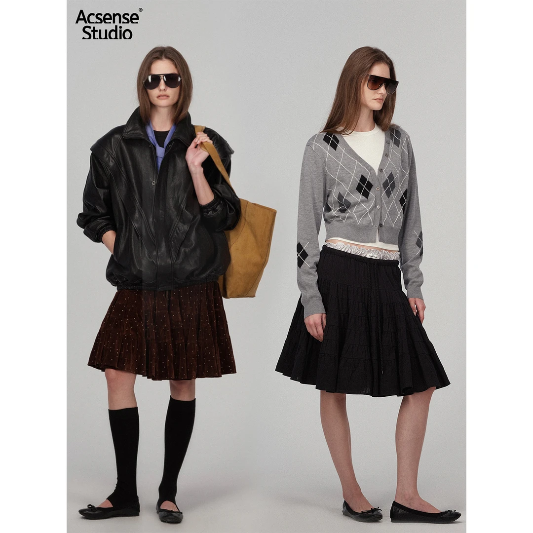 【09.26新品】ACSENSE STUDIO 松紧窄腰头蓬蓬半身裙