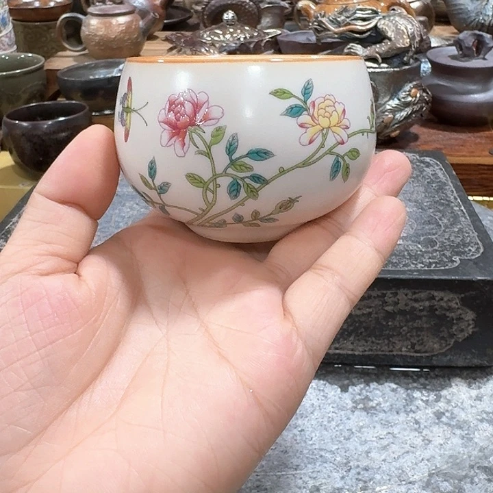 陶烧杯一组？？品茗