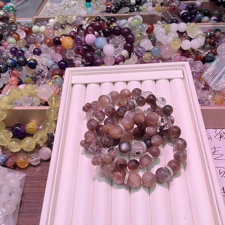 水晶手链未镶嵌237奶茶