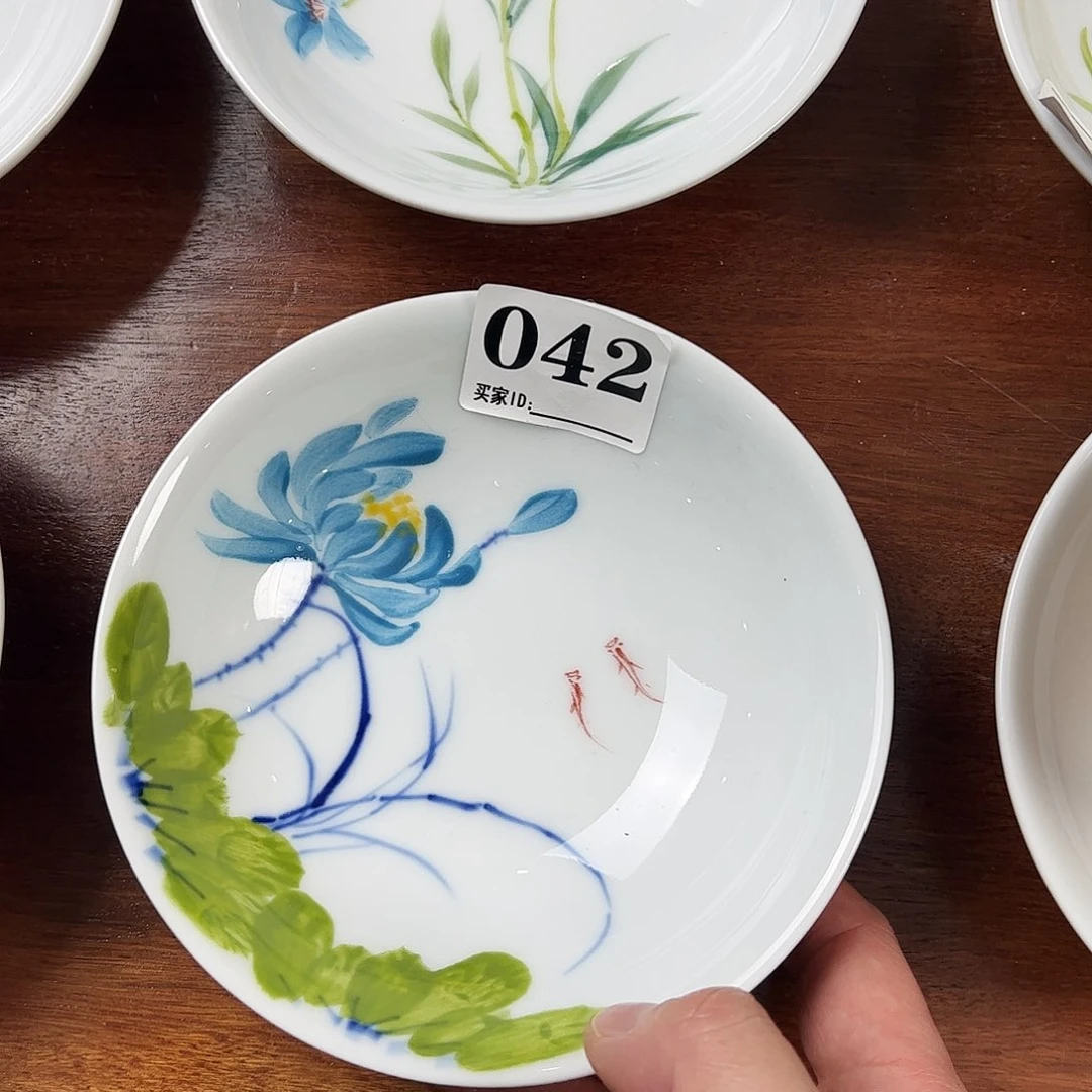 瓷片景德镇陶瓷手工手绘制作