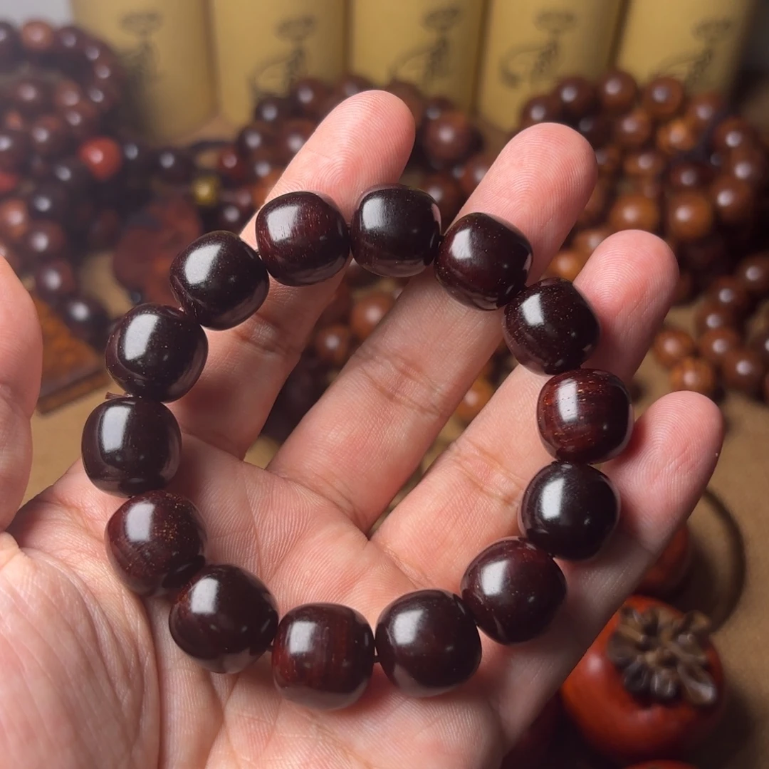 拓***店手串/手链小叶紫檀1314满星单圈