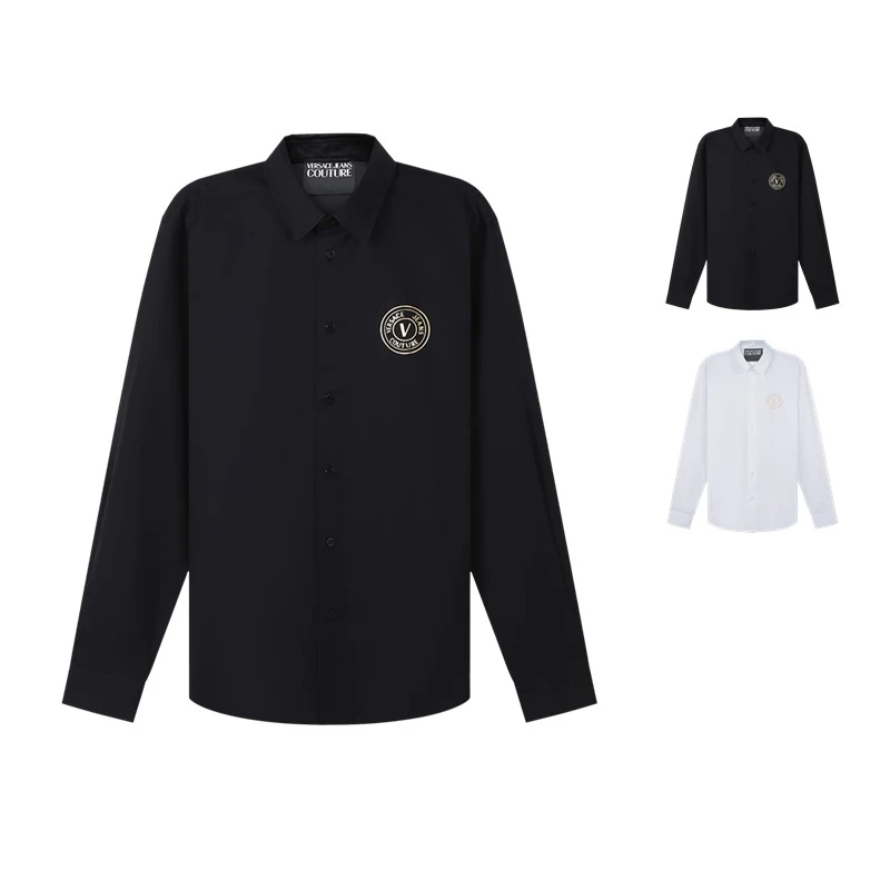 VersaceJeans范思哲 男士衬衣长袖衬衫修身73GAL2S7CN001