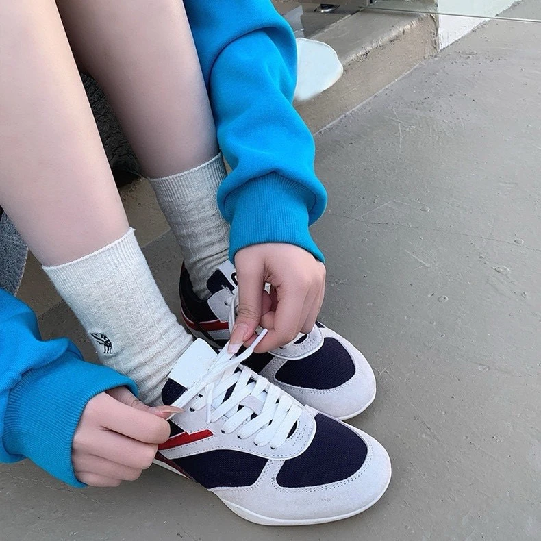 直播专属微瑕清货 缪家系带阿甘鞋透气舒适休闲运动鞋 走秀款女鞋