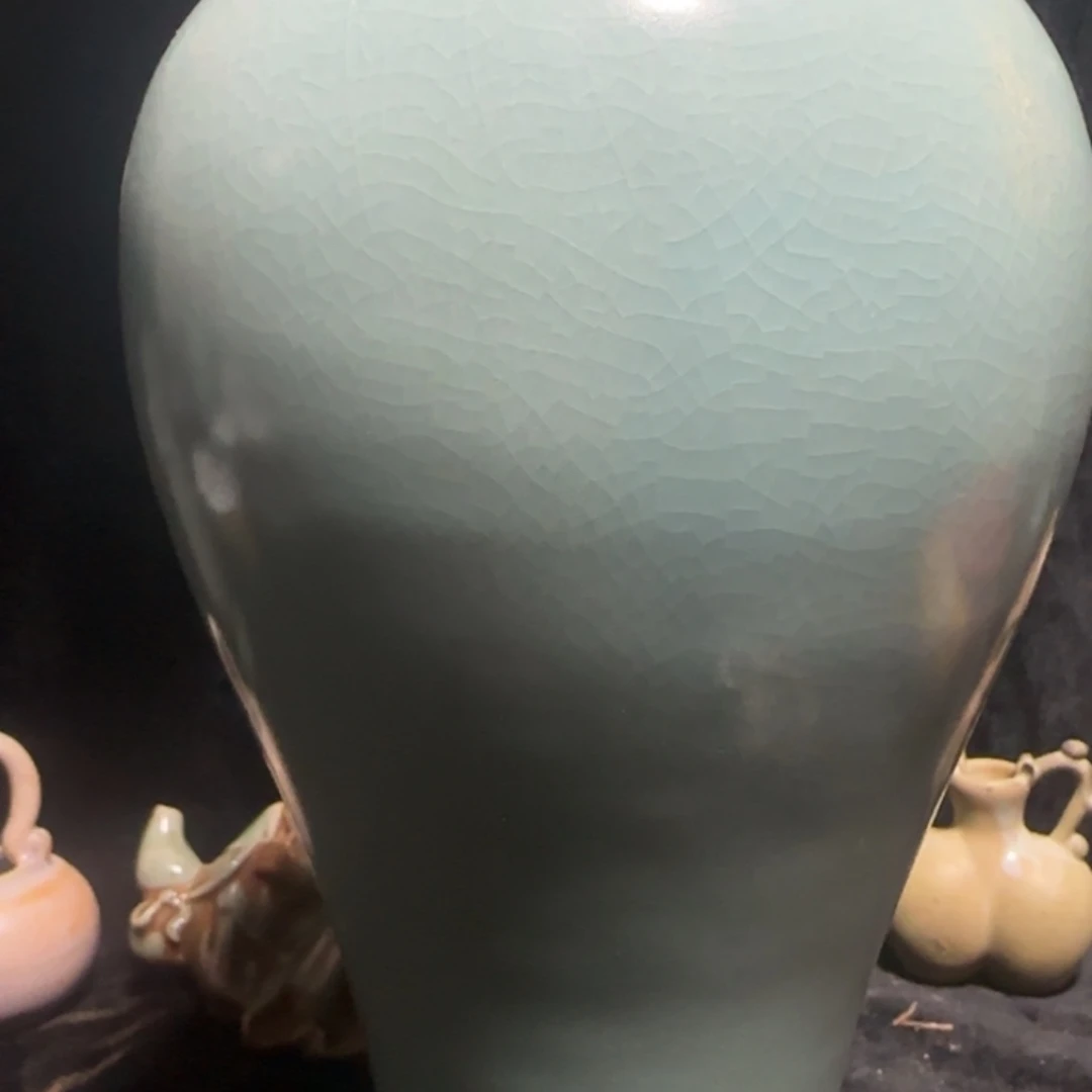 瓷器汝瓷梅瓶bxnsmsm