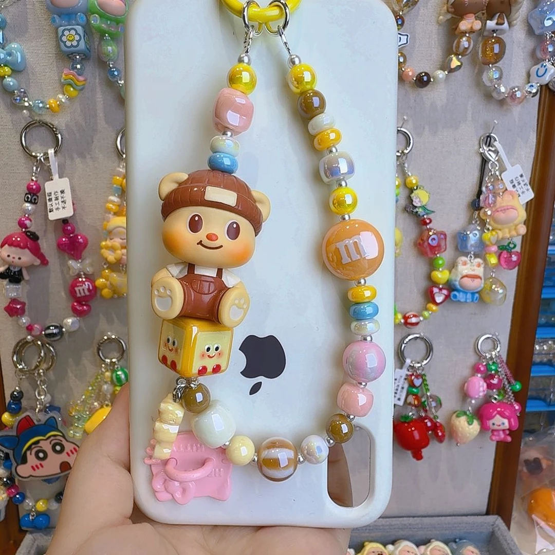 冬日小熊 手机链 包挂