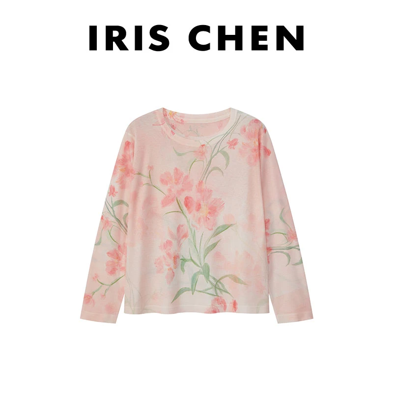 现货IRIS CHEN 桃之夭夭 2025夏款天丝羊毛透气防晒罩衫25SY517