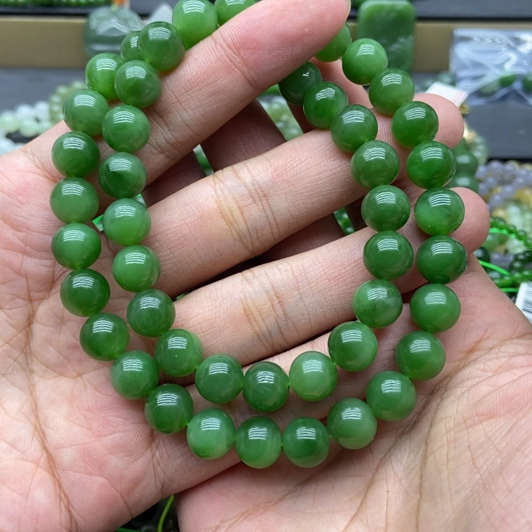 和田玉（碧玉）未镶嵌项链