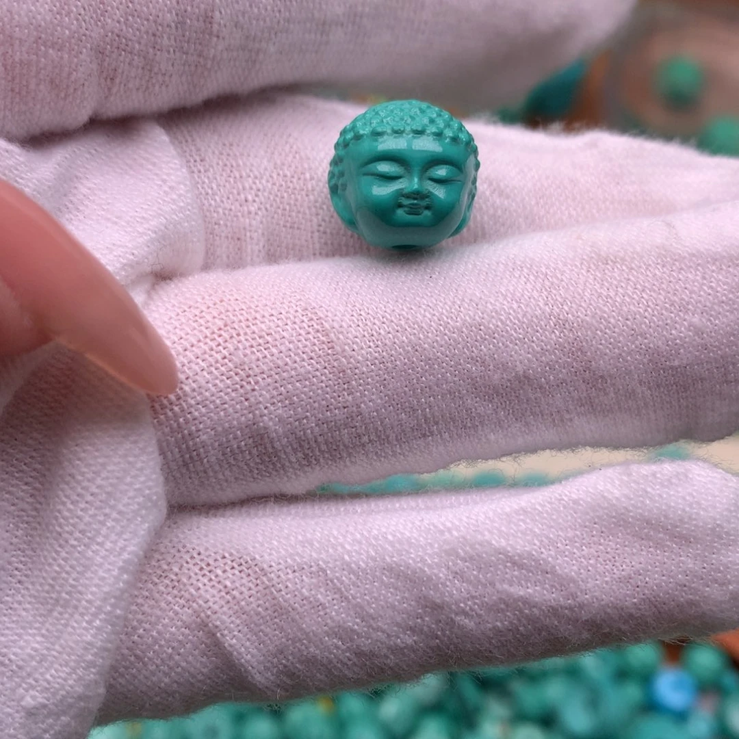 原生态散珠配珠宝宝佛头直径11.6