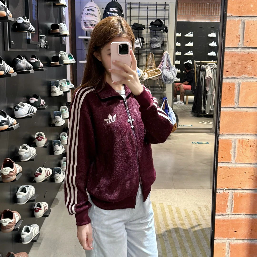 adidas三叶草时尚休闲百搭经典舒适柔软毛衣外套 KS7778 KS0428 S