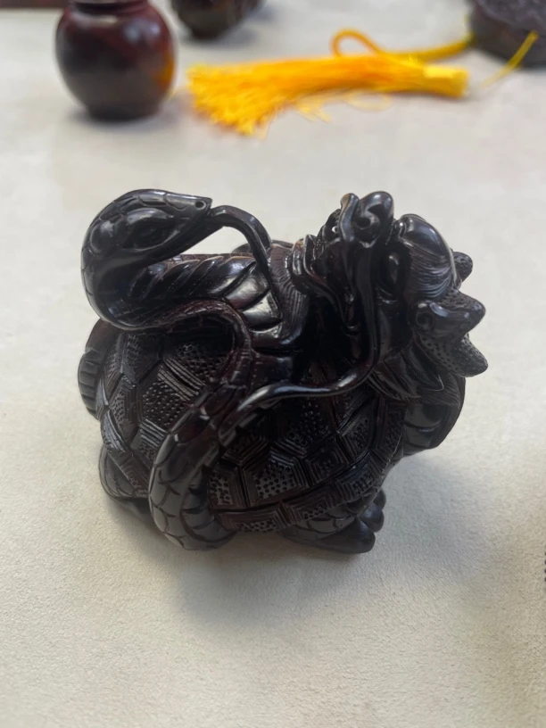 印度小叶紫檀玄武手把
