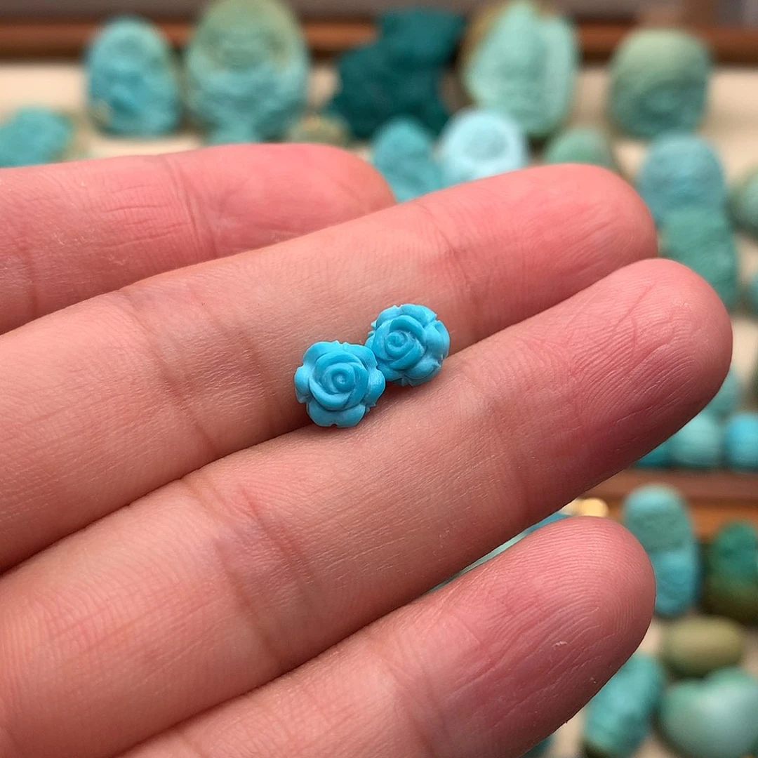 绿松石未镶嵌吊坠(不含链)