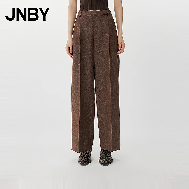 【商场同款新品】JNBY/江南布衣25春休闲裤宽松阔腿裤5P3E10280