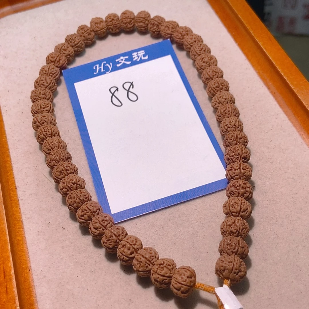 ****手串金刚菩提88老树凹底梅花六瓣10