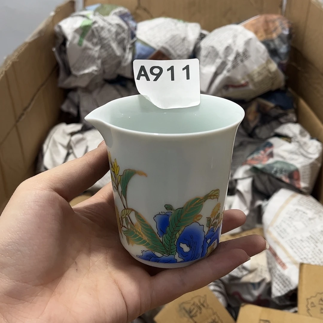 瓷片茶摆件工艺品摆件666
