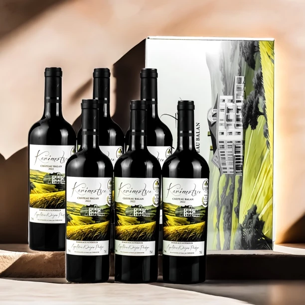 卡里莫求原瓶 超级波尔多 双奖项干红葡萄酒750*6