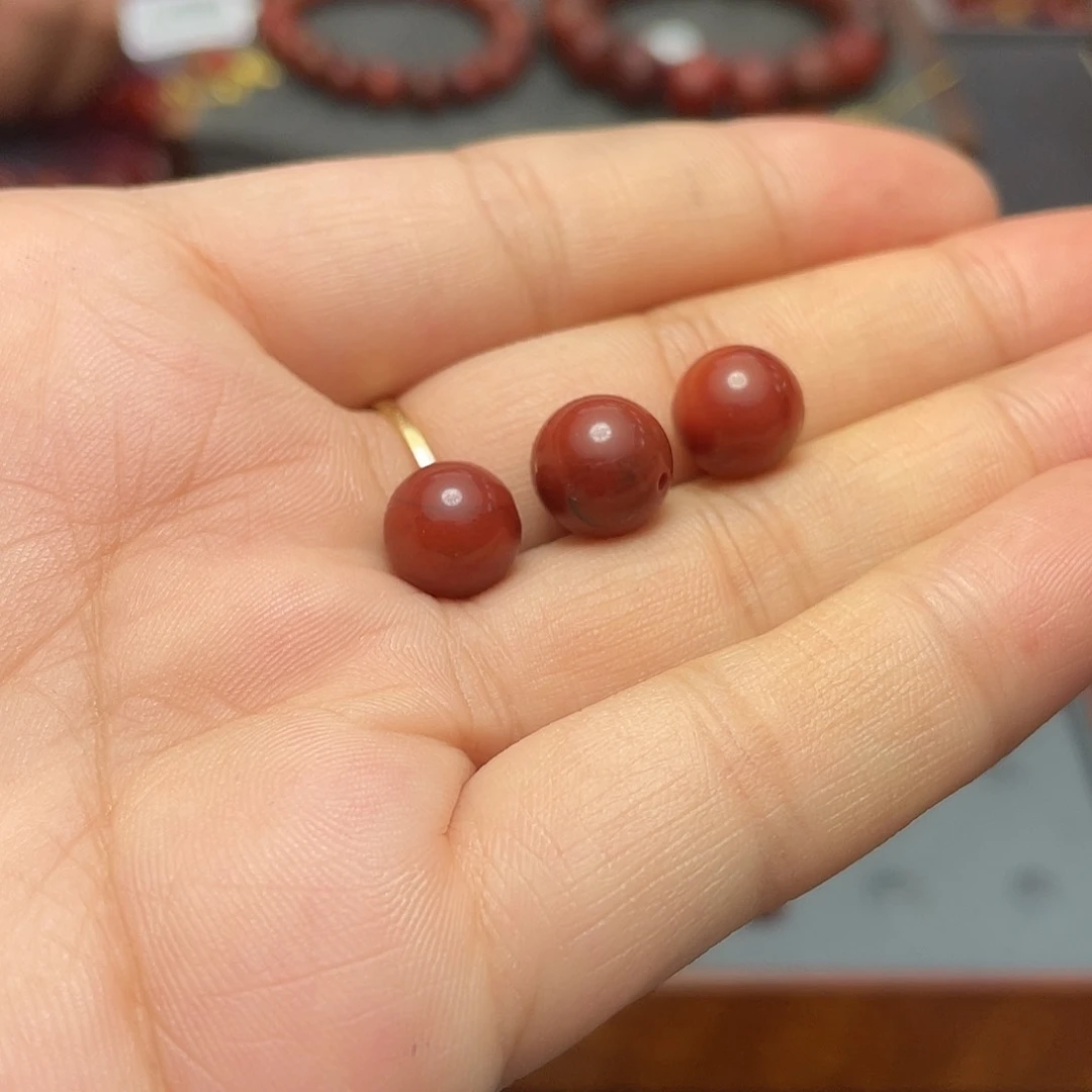 南红玛瑙单珠9多样性发1未镶嵌