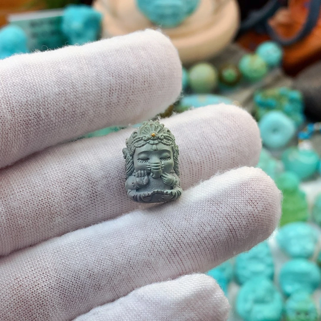 绿松石未镶嵌珠宝半成品