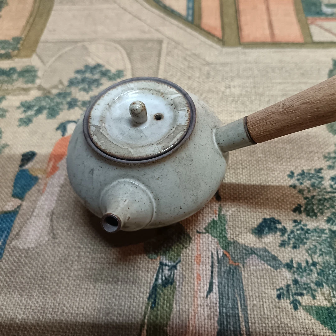 家用复古开片陶瓷煮茶侧把壶不烫手过滤茶具