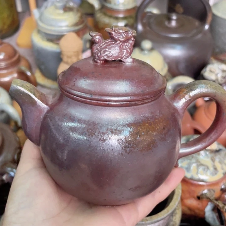 茶壶紫砂宜兴紫砂原矿泥料350