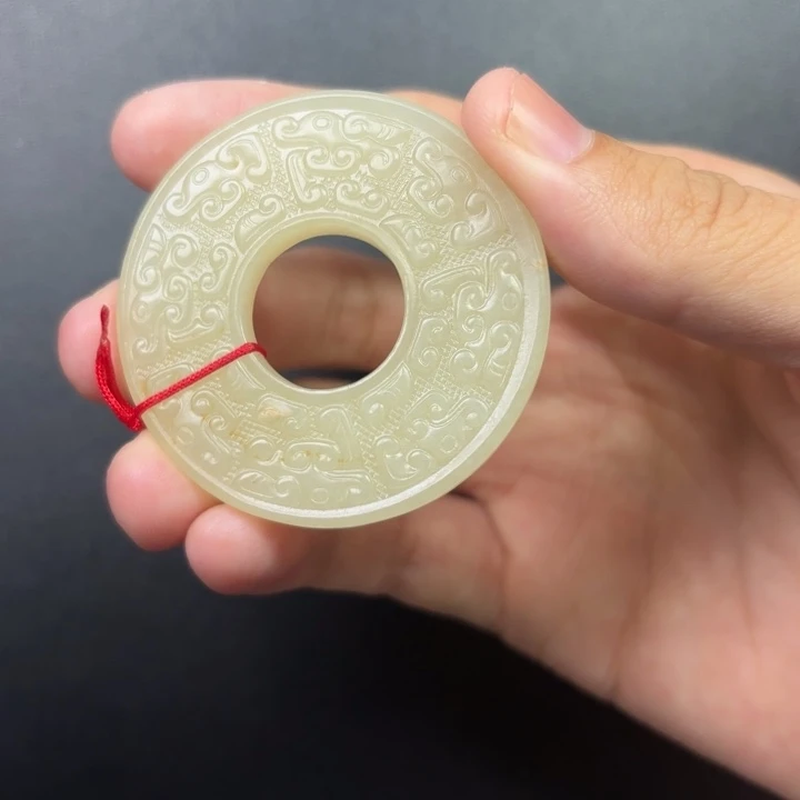 枝***5和田玉未镶嵌挂件