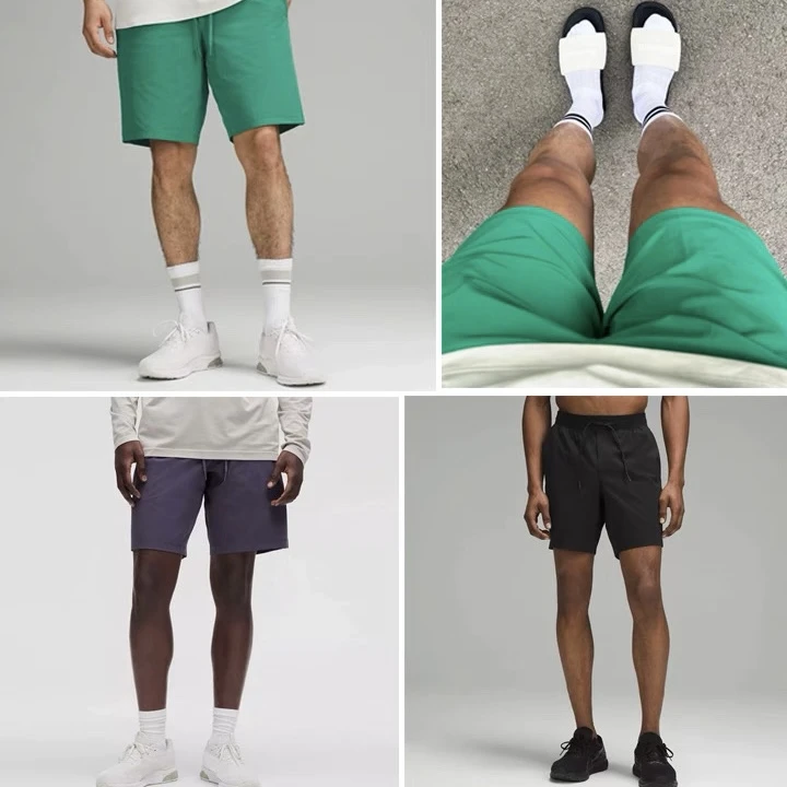 凉感轻薄透气四面弹力夏季新款男女情侣百搭休闲短裤潮 25116