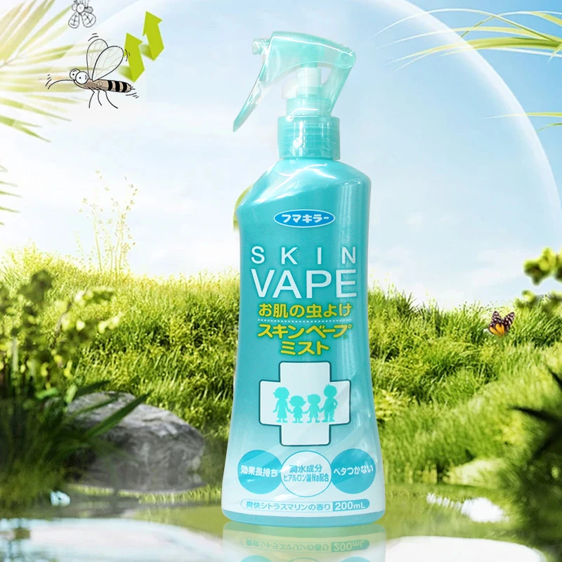 日本驱蚊水 防蚊喷雾 儿童户外防蚊虫驱蚊液200ml