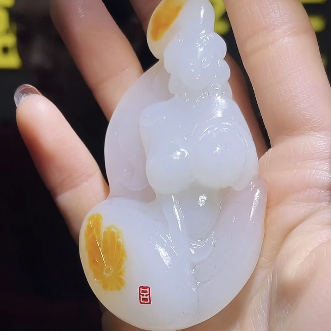 手把件货玉石把玩件文玩摆件A1