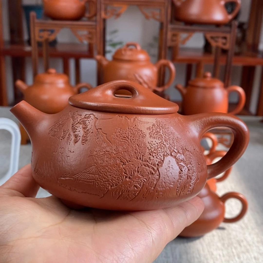 紫砂茶壶210毫升全手工
