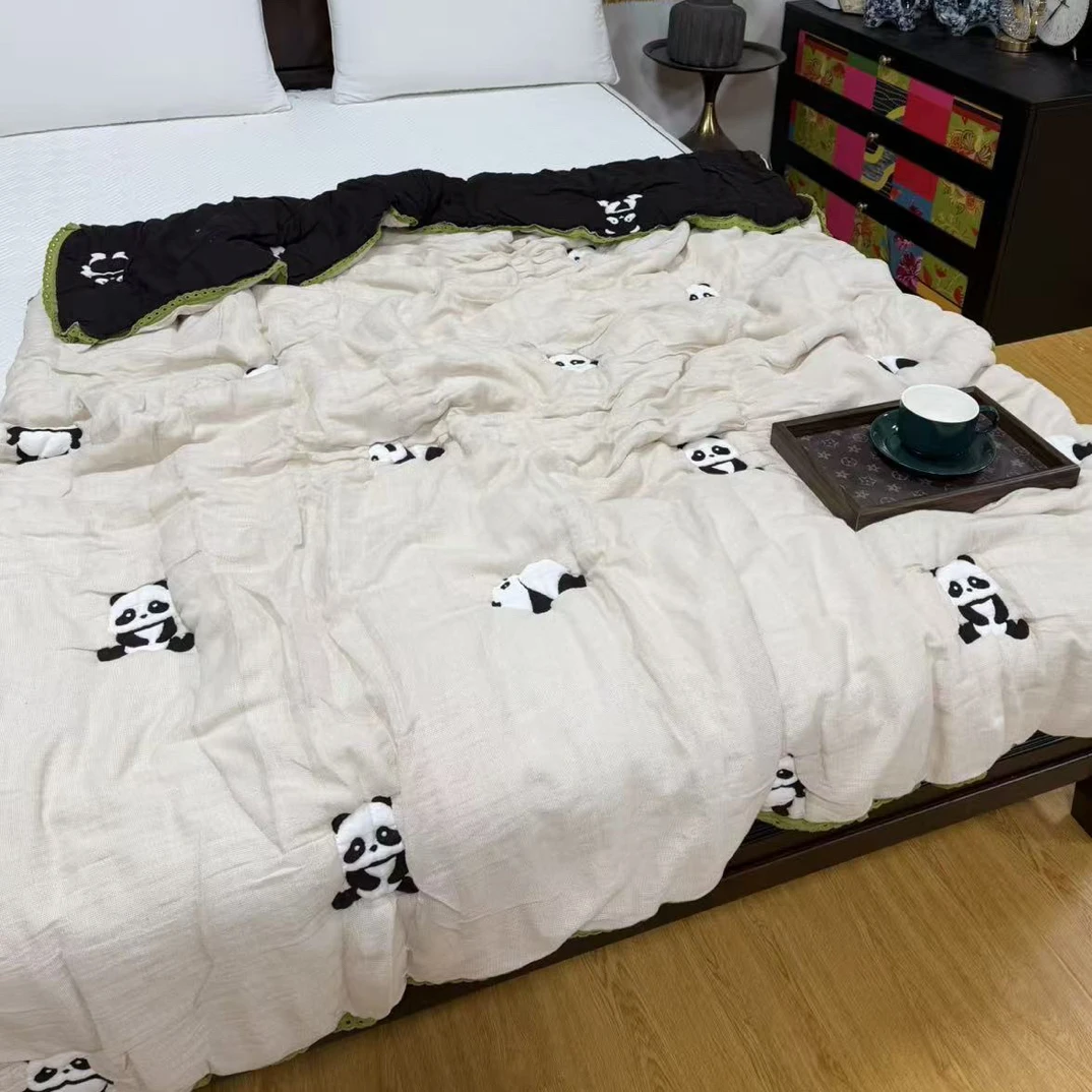 毛病大处理品！十层纱泡芙被单人150*200～会起小毛球会缩水V600