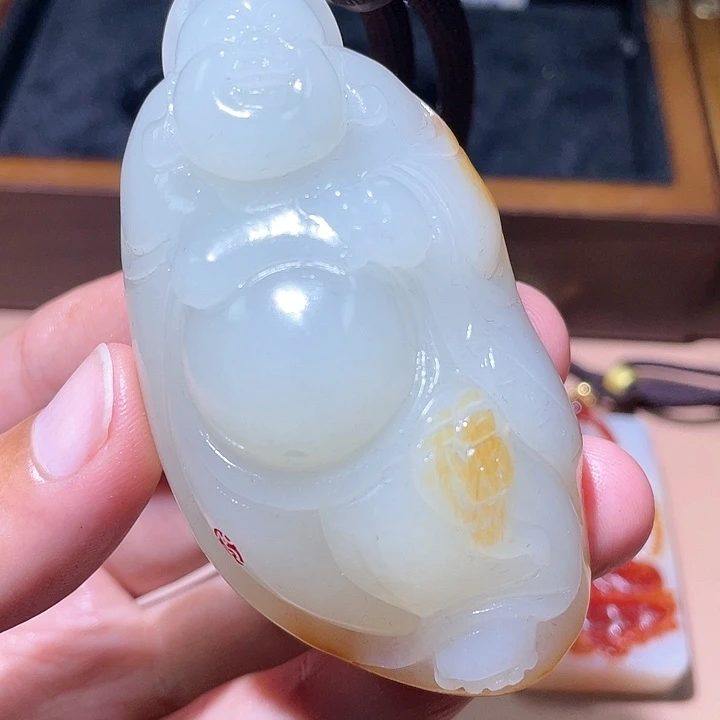 和田玉颈饰未镶嵌A7 