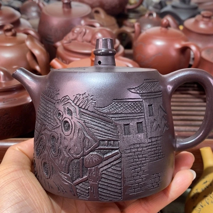 紫砂茶壶猫***堂微瑕处理一把