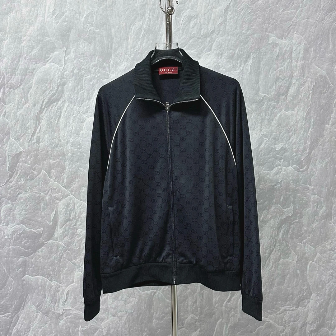 未使用 GUCCI/古驰 FW24 满印双G立领外套 L码 D16000